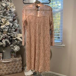 Marina | Blush Lace Dress